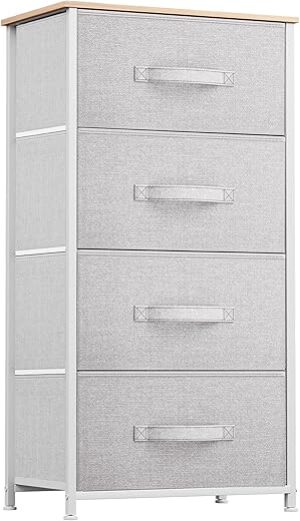 DWVO 4 Drawers Fabric Storage Tower