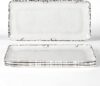 ZAROCRUS 4-Pack White Farmhouse Melamine Platters