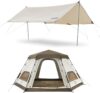 Naturehike 4 Person Instant Tent With Tarps