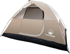 Wakeman 4 Person Water-Resistant Camping Tent