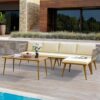 YITAHOME 4-Piece Patio Furniture Set, Outdoor Sectional Sofa