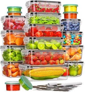 Canfanni 40 Piece Food Storage Containers