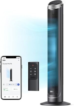 Dreo 40'' WiFi Tower Fan, High-Speed Cooling