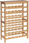 SONGMICS 42-Bottle Wine Rack, 7-Tier Storage