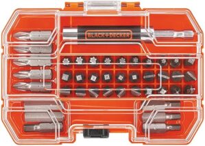 BLACK+DECKER 42-Piece Standard Screwdriver Bit Set