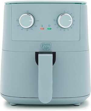 GreenLife 4.5QT Mechanical Air Fryer, PFAS-Free