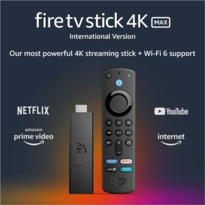 Amazon 4K Max Streaming Device, Alexa Remote