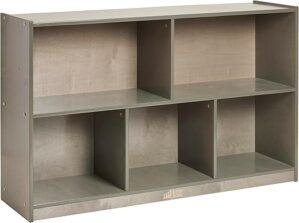 ECR4Kids 5-Compartment Mobile Storage Cabinet, Grey