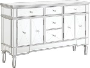 Coaster Home Furnishings 5-Drawer Accent Cabinet Silver