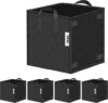 iPower 5 Gallon Square Fabric Grow Bags