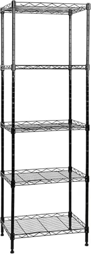 SUNLPH 5-Tier Adjustable Metal Storage Rack