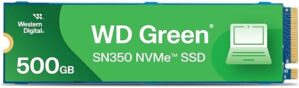 Western Digital 500GB SN350 NVMe Internal SSD WDS500G2G0C