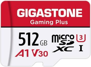 Gigastone 512GB Micro SD Card, Gaming Plus