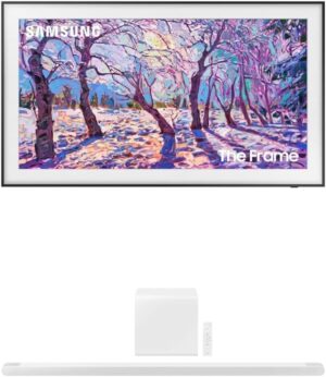 SAMSUNG 55-Inch QLED 4K The Frame TV QN55LS03BAFXZA