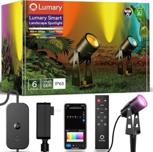 Lumary 56Ft Smart Landscape Lights Waterproof