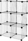 Amazon Basics 6-Cube Wire Grid Storage Shelves