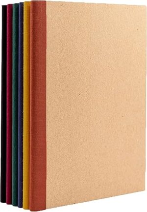 PAPERAGE 6-Pack Composition Notebook Journals, College Ruled