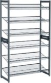 SONGMICS 6-Tier Metal Shoe Rack Organizer