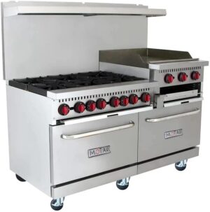 MoTak Hot (by KaTom) 60" 6 Burner Gas Range With Griddle
