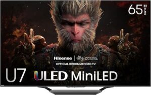 Hisense 65-Inch U7 Series Mini-LED 4K TV (65U7N)