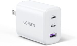 UGREEN 65W USB C Charger, 3 Ports Compact