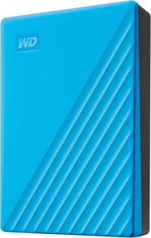 WD 6TB Portable External Hard Drive, Blue - WDBR9S0060BBL-WESN