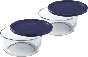 Pyrex 7-Cup Round Glass Food Storage Dish