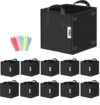 iPower 7 Gallon Square Grow Bags, Black