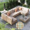 Grand patio 7-Piece Wicker Patio Furniture Set