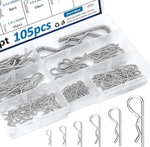 Seept 7-Sizes 304 Stainless Steel Cotter Pins