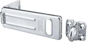 Master Lock 704DPF 4-1/2-Inch Security Hasp, Silver
