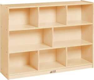ECR4Kids 8-Compartment Mobile Storage Cabinet