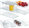 Hudgan 8 Pack Stackable Pantry Organizer Bins