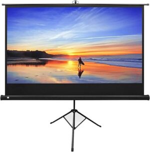 KODAK 80” Projection Movie Screen With Tripod Stand