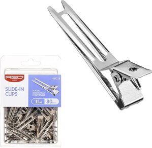 Red by Kiss 80pcs 1.75″ Slide-In Hair Clips