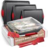 EATEX 8PC Nonstick Baking Sheet Set