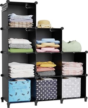HOMIDEC 9-Cube Portable Closet Organizer Shelves
