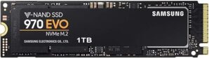 SAMSUNG 970 EVO SSD 1TB – MZ-V7E1T0BW