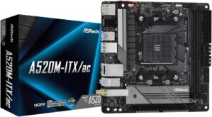 ASRock A520M-ITX/AC 3rd Gen AMD Ryzen Mini ITX Motherboard