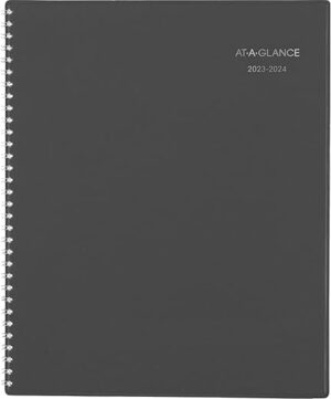 AT-A-GLANCE Academic Planner 2023-2024, Large, Charcoal (AYC47045)