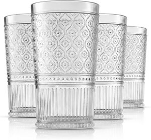 Godinger Acrylic Highball Glasses Set, 19oz