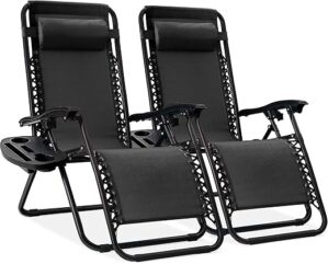 Best Choice Products Adjustable Steel Mesh Zero Gravity Recliners