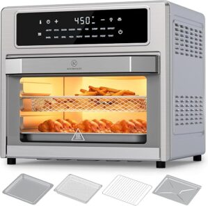 Kitchen Elite Air Fryer Toaster Oven Combo, 26.4 Qt