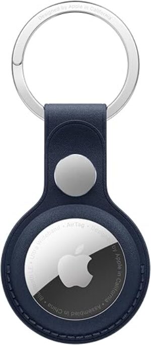Apple AirTag FineWoven Key Ring - Deep Blue