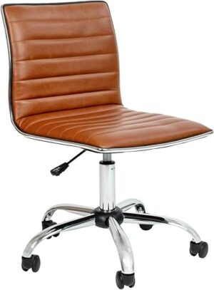 Flash Furniture Alan Office Task Chair - Brown Vinyl