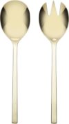 Oneida Allay Champagne 2 Piece Salad Server Set