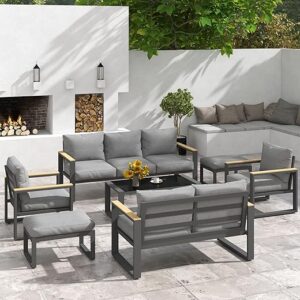 RoyalCraft Aluminum Patio Furniture Set, 7 Piece