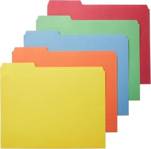 Amazon Basics AMZ401 File Folders – Letter Size