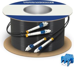 YUTIANHOME Armored Outdoor LC Fiber Optic Cable