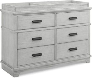 Delta Children Asher 6 Drawer Dresser, Rustic Mist